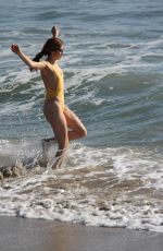 BLANCA BLANCO in Swimsuit on the Set of a Photoshoot at a Beach in Malibu 01/01/2017