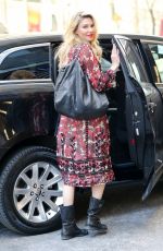 BRANDI GLANVILLE Leaves New York Live Studios in New York 01/16/2017