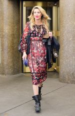 BRANDI GLANVILLE Leaves New York Live Studios in New York 01/16/2017
