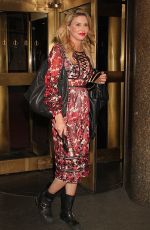 BRANDI GLANVILLE Leaves New York Live Studios in New York 01/16/2017