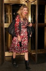 BRANDI GLANVILLE Leaves New York Live Studios in New York 01/16/2017