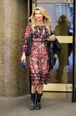 BRANDI GLANVILLE Leaves New York Live Studios in New York 01/16/2017
