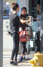 BRENDA SONG Out and About in West Hollywood 01/30/2017