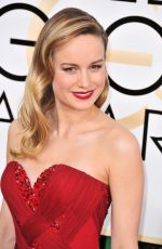 BRIE LARSON at 74th Annual Golden Globe Awards in Beverly Hills 01/08/2017