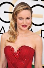 BRIE LARSON at 74th Annual Golden Globe Awards in Beverly Hills 01/08/2017