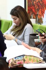 BRITTNY GASTIENAU at a Nail Salon in Beverly Hills 01/13/2017