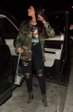 BRITTNY GASTINEAU at Catch LA in West Hollywood 01/21/2017