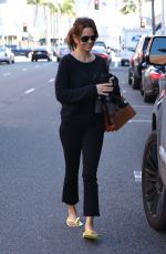 BROOKE BURKE Leaves a Nail Salon in Beverly Hills 01/19/2017