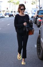 BROOKE BURKE Leaves a Nail Salon in Beverly Hills 01/19/2017