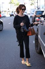 BROOKE BURKE Leaves a Nail Salon in Beverly Hills 01/19/2017