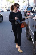 BROOKE BURKE Leaves a Nail Salon in Beverly Hills 01/19/2017