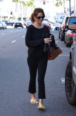 BROOKE BURKE Out and About in Beverly Hills 01/19/2017
