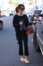 BROOKE BURKE Out and About in Beverly Hills 01/19/2017
