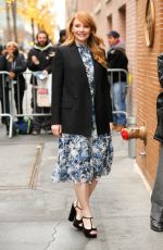 BRYCE DALLAS HOWARD Arrives at ABC Studios in New York 01/18/2017