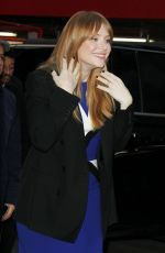 BRYCE DALLAS HOWARD Arrives at Good Morning America in New York 01/16/2017
