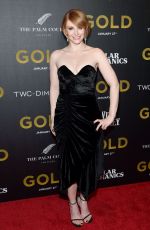 BRYCE DALLAS HOWARD at Gold Premiere in New York 01/17/2017
