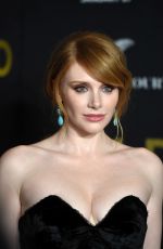 BRYCE DALLAS HOWARD at Gold Premiere in New York 01/17/2017