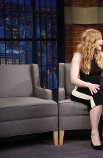 BRYCE DALLAS HOWARD at Late Night with Seth Myers in New York 01/25/2017