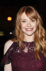 BRYCE DALLAS HOWARD at Moet Moment Pre Golden Globe Party in Los Angeles 01/04/2017