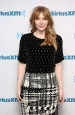 BRYCE DALLAS HOWARD at SiriusXM Radio in New York 01/17/2017