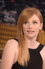BRYCE DALLAS HOWARD at Tonight Show Starring Jimmy Fallon 01/16/2017