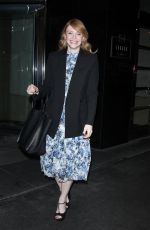 BRYCE DALLAS HOWARD Leaves The View in New York 01/18/2017