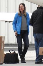 CALISTA FLOCKHART at LAX Airport in Los Angeles 01/02/2017