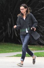 CALISTA FLOCKHART Out and About in Los Angeles 01/14/2017