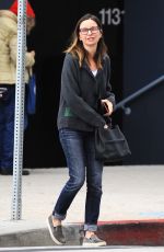 CALISTA FLOCKHART Out and About in Los Angeles 01/14/2017