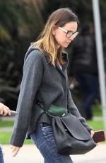 CALISTA FLOCKHART Out and About in Los Angeles 01/14/2017