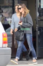 CALISTA FLOCKHART Out and About in Los Angeles 01/14/2017