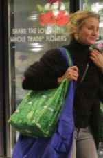 CAMERON DIAZ Shopping at Whole Foods in Beverly Hills 01/02/2017