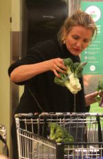 CAMERON DIAZ Shopping at Whole Foods in Beverly Hills 01/02/2017