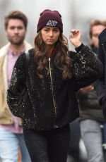 CANDY RAE-FLEUR Arrives at Old Trafford in Manchester 01/15/2017