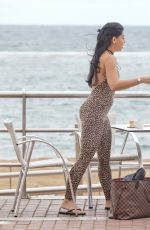 CARA DE LA HOYDE and Nathan Massey are Arguing at a Restaurant in Gran Canaria 01/24/2017