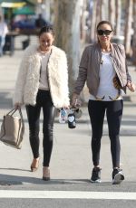 CARA SANTANA and ASHLEY MADEKWE Out in Beverly Hills 01/16/2017