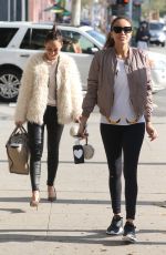 CARA SANTANA and ASHLEY MADEKWE Out in Beverly Hills 01/16/2017