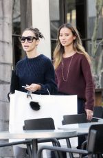 CARA SANTANA and JAMIE CHUNG Out for Lunch in West Hollywood 01/26/2017