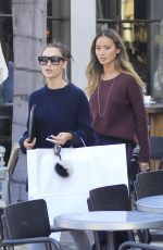 CARA SANTANA and JAMIE CHUNG Out for Lunch in West Hollywood 01/26/2017