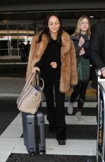 CARA SANTANA at LAX Airport in Los Angeles 01/11/2017