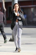CARA SANTANA Leaves a Gym in Los Angeles 01/19/2017