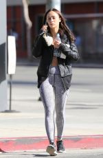 CARA SANTANA Leaves a Gym in Los Angeles 01/19/2017