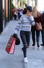 CARA SANTANA Out for Shopping in Beverly Hills 12/29/2016