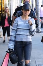 CARA SANTANA Out for Shopping in Beverly Hills 12/29/2016