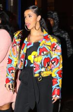 CARDI B Leaves a Dinner in New York 01/17/2017