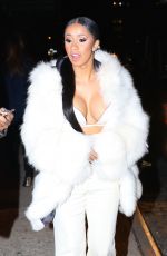 CARDI B Night Out in New York 01/26/2017