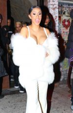 CARDI B Night Out in New York 01/26/2017