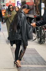 CARDI B Out in New York 01/26/2017