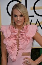 CARRIE UNDERWOOD at 74th Annual Golden Globe Awards in Beverly Hills 01/08/2017
