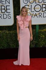 CARRIE UNDERWOOD at 74th Annual Golden Globe Awards in Beverly Hills 01/08/2017